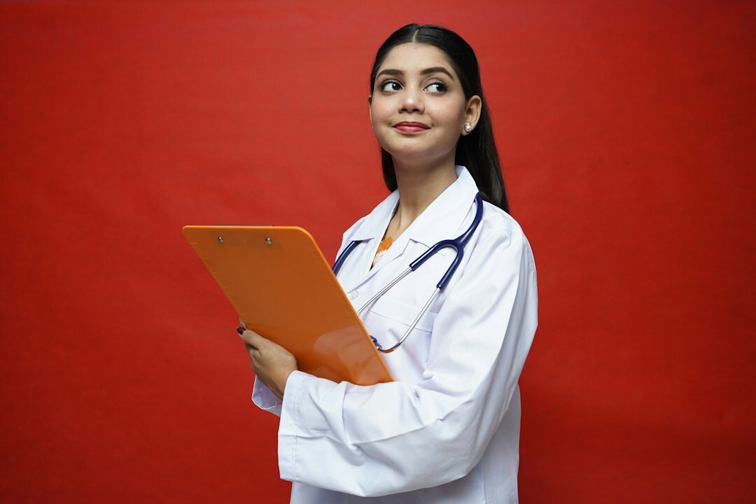 Portrait of professional woman researcher