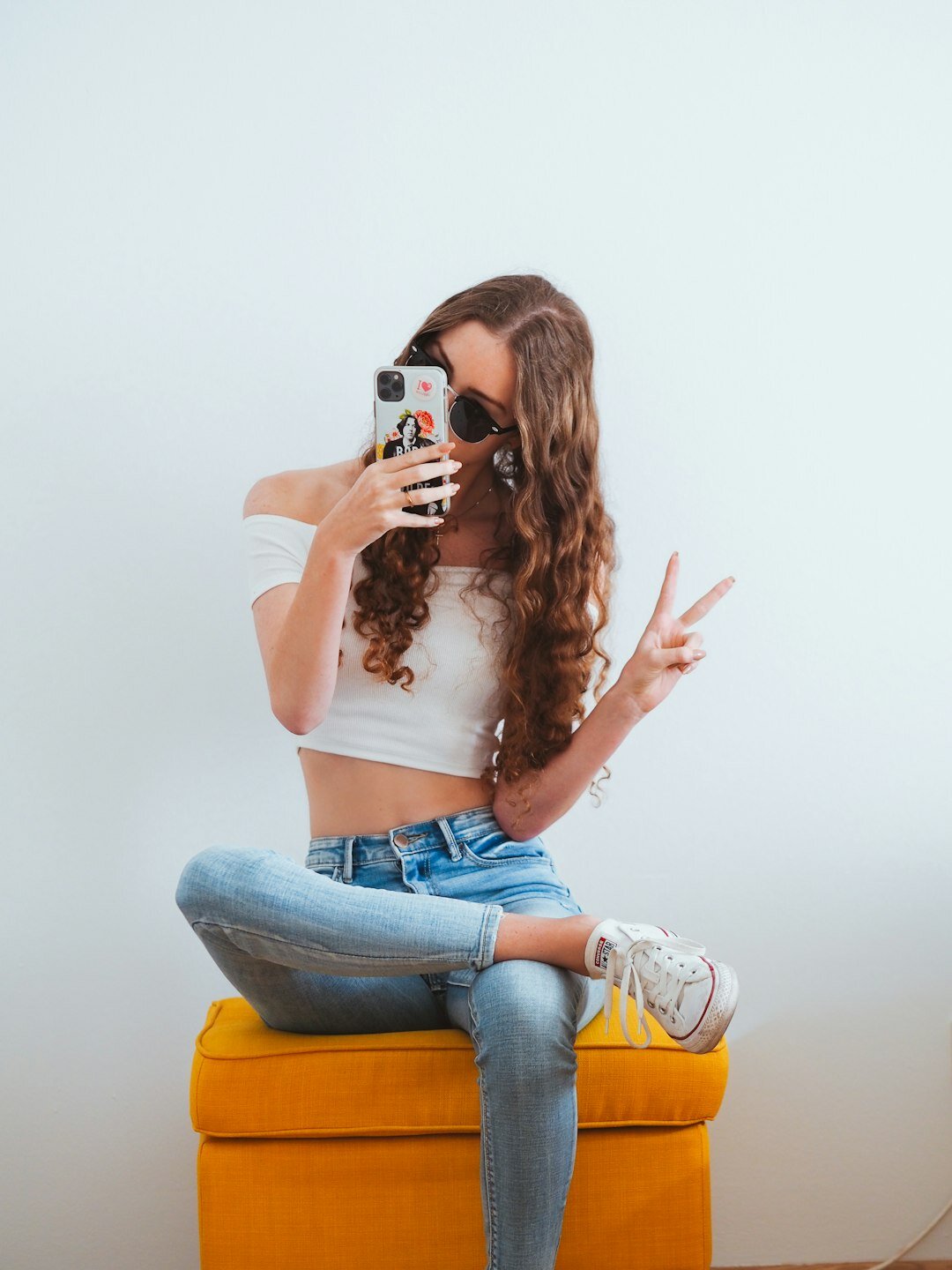 social media influencer posing