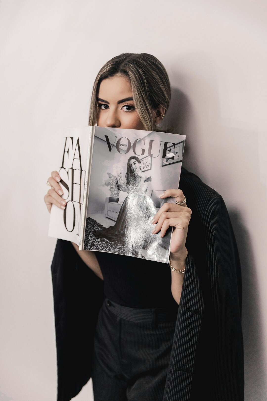 celebrity on magazine cover